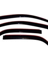AVS Ventvisor In-Channel Front & Rear Window Deflectors 4pc Smoke Chevrolet Equinox 2005-2009                                     - 194319 - Image 5