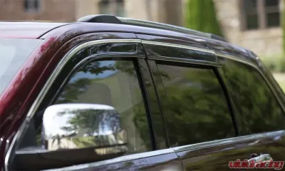 AVS Smoke with Chrome Trim Ventvisor Low Profile Window Deflectors 4pcs Honda Accord 2018-2022 - 794020