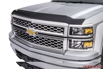 AVS Aeroskin II Textured Low Profile Hood Shield Black Chevrolet Silverado 2500 2015-2018 - 436087