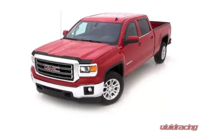 AVS Aeroskin Low Profile Acrylic Hood Shield Smoke GMC Sierra 1500 2014-2018 - 322075