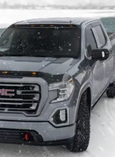 AVS Aeroskin Low Profile Hood Shield w/ Lights Black GMC Sierra 1500 2019                                     - 753167 - Image 13