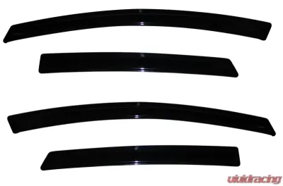 AVS Ventvisor Outside Mount Window Deflectors 4pc Smoke Ford Fiesta (Sedan & Hatch) 2009-2018 - 94547