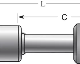 Male (Ford) Spring Lock - Aluminum (PolarSeal ACA)