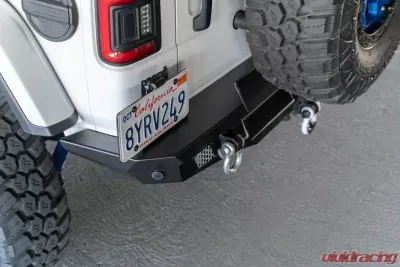 DV8 Off-Road 2018 Jeep Wrangler JL MTO Series Rear Bumper with Tire Carrier Option - RBJL-13