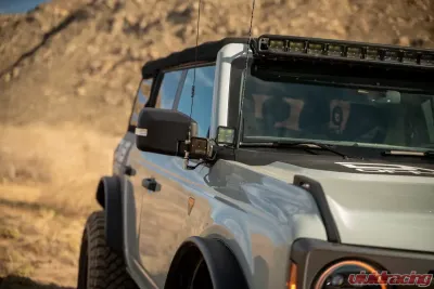 DV8 Offroad A Pillar Dual Light Pod Drop Mounts Ford Bronco 2021-2025 - LBBR-08