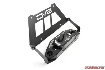 DV8 Offroad Fairlead Mounted Flip-Up License Plate Bracket - LPBM-02