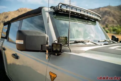 DV8 Offroad A Pillar Dual Light Pod Drop Mounts Ford Bronco 2021-2025 - LBBR-08