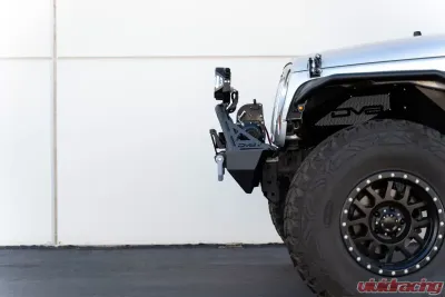 DV8 Offroad Fairlead Mounted Flip-Up License Plate Bracket - LPBM-02