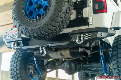 DV8 Off-Road 2018 Jeep Wrangler JL MTO Series Rear Bumper with Tire Carrier Option - RBJL-13