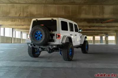 DV8 Off-Road 2018 Jeep Wrangler JL MTO Series Rear Bumper with Tire Carrier Option - RBJL-13
