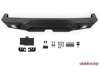 DV8 Off-Road 2018 Jeep Wrangler JL MTO Series Rear Bumper with Tire Carrier Option - RBJL-13