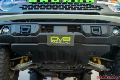 DV8 Off-Road LPBR-05 Slanted Front License Plate Mount for 2021 Ford Bronco - LPBR-05