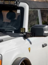 DV8 Offroad A Pillar Dual Light Pod Drop Mounts Ford Bronco 2021-2025                                     - LBBR-08 - Image 14