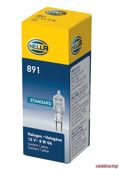HELLA 891 Standard Series Halogen Light Bulb - 891