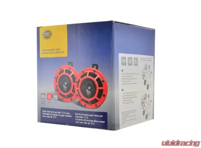 Hella Supertone Kit High tone/Low tone,12 V, 300/500 Hz with Bracket - 003399801