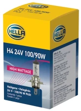 HELLA H4 24V 100/90W High Wattage Series Halogen Light Bulb                                     - H4 24V 100/90W - Image 9
