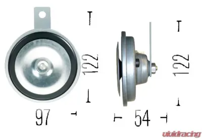 Hella HORN DISC 12V 400HZ HTONE (M26) MB - 002952811