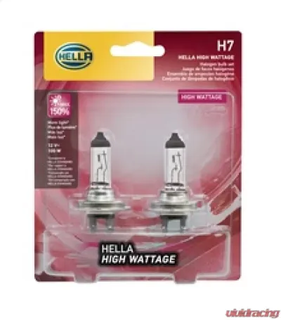 HELLA H7 100WTB High Wattage Series Halogen Light Bulb - H7 100WTB