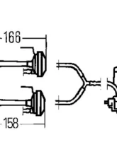 Hella HORN KIT  AIR 2-TRUMPET 12V                                     - 003001651 - Image 5
