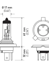 HELLA H4 24V 100/90W High Wattage Series Halogen Light Bulb                                     - H4 24V 100/90W - Image 8