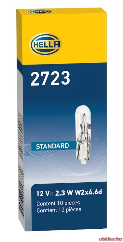 HELLA 2723 Standard Series Incandescent Miniature Light Bulb - 2723