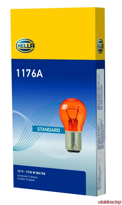 HELLA 1176A Standard Series Incandescent Miniature Light Bulb - 1176A