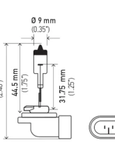 HELLA 881 Standard Series Halogen Light Bulb                                     - 881 - Image 6