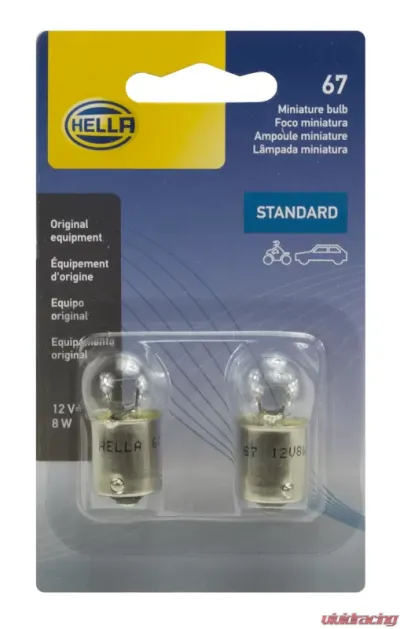 HELLA 67TB Standard Series Incandescent Miniature Light Bulb - 67TB