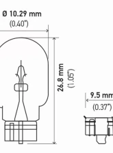 HELLA 2821SB Standard Series Incandescent Miniature Light Bulb                                     - 2821SB - Image 4