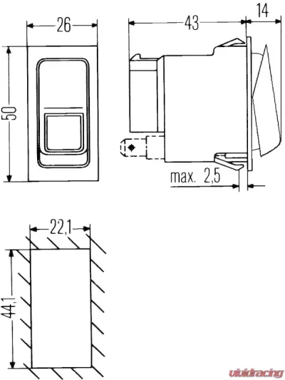 Hella Combination Switch - 007832441