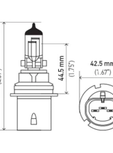HELLA 9004LL Long Life Series Halogen Light Bulb                                     - 9004LL - Image 6