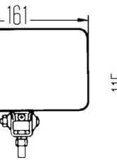 Hella HEADLAMP ZFH 0/180GR SW MK MGS12     1FB                                     - 005860631 - Image 5
