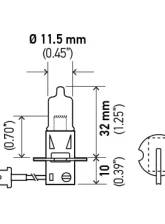 HELLA H3 Standard Series Halogen Light Bulb                                     - H3 - Image 3