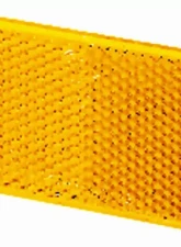 Hella 3326 Amber Rectangular Reflex Reflector                                     - 003326011 - Image 2