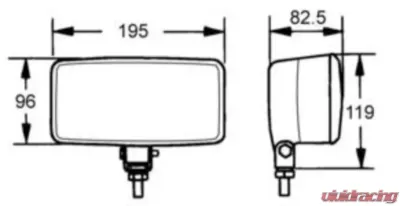 Hella HEADLAMP ZNWH 0/180GR SWMK MGS12 GN  1ND - 005700991