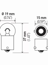 HELLA 5007TB Standard Series Incandescent Miniature Light Bulb                                     - 5007TB - Image 4