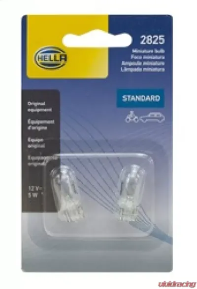 HELLA 2825TB Standard Series Incandescent Miniature Light Bulb - 2825TB