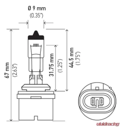 HELLA 880 Standard Series Halogen Light Bulb - 880