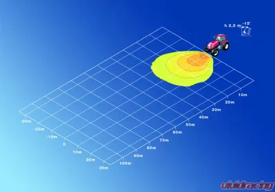 Hella Ultra Beam Halogen Work Lamp (CR) 24V - H15506081