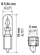 HELLA 37 Standard Series Incandescent Miniature Light Bulb                                     - 37 - Image 8
