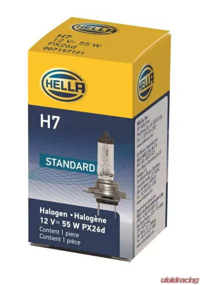 HELLA H7 Standard Series Halogen Light Bulb - H7