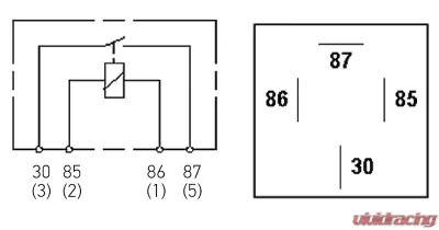Hella Micro Plug Relay - 933332101