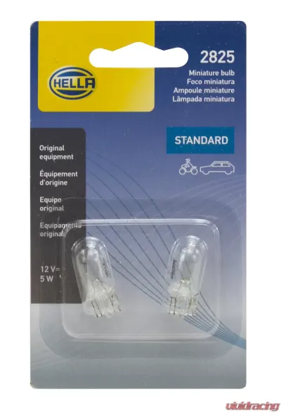 HELLA 2825TB Standard Series Incandescent Miniature Light Bulb - 2825TB