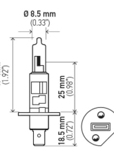 HELLA H1P50 Performance Series Halogen Light Bulb                                     - H1P50 - Image 5