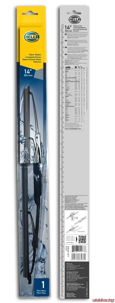 Hella WIPER BLADE 14 '' STANDARD SINGLE - 9XW398114014