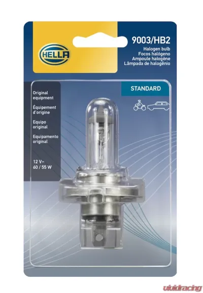 HELLA 9003SB Standard Series Halogen Light Bulb - 9003SB