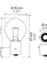 HELLA 660 Standard Series Incandescent Miniature Light Bulb                                     - 660 - Image 8