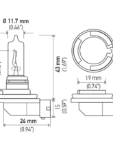 HELLA H9 Standard Series Halogen Light Bulb                                     - H9 - Image 5