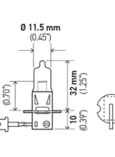 HELLA H3 Standard Series Halogen Light Bulb                                     - H3 - Image 6