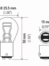 HELLA 1034TB Standard Series Incandescent Miniature Light Bulb                                     - 1034TB - Image 5